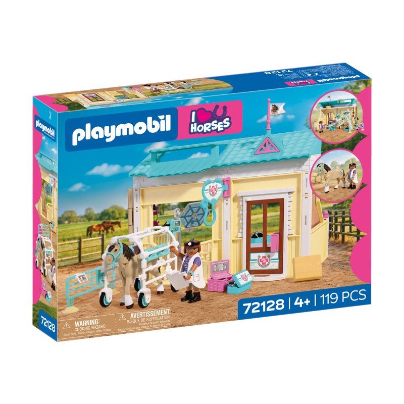 PLAYMOBIL I love horses 72128 Clinique vétérinaire et cheval