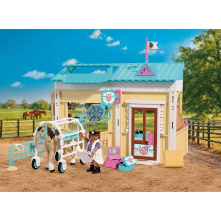 PLAYMOBIL I love horses 72128 Clinique vétérinaire et cheval