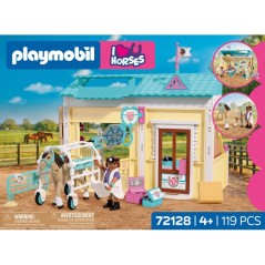 PLAYMOBIL I love horses 72128 Clinique vétérinaire et cheval