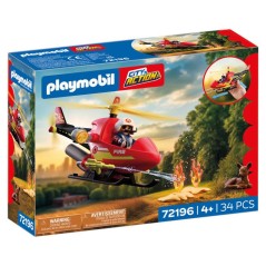 PLAYMOBIL City Action 72196 Hélicoptere de pompiers