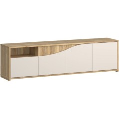 Meuble TV - PoeM - Sable - 203,9 x 42 x 55,8 cm
