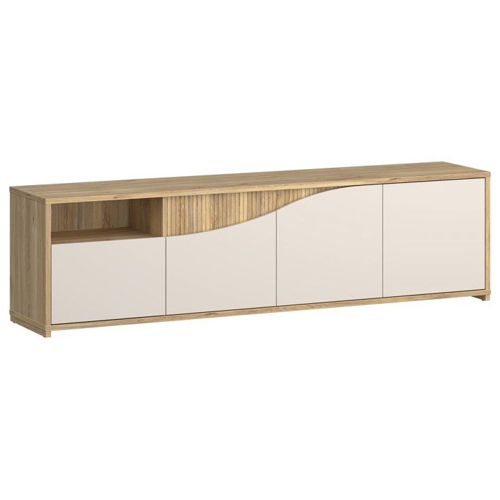 Meuble TV - PoeM - Sable - 203,9 x 42 x 55,8 cm
