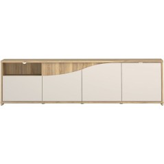 Meuble TV - PoeM - Sable - 203,9 x 42 x 55,8 cm