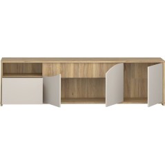 Meuble TV - PoeM - Sable - 203,9 x 42 x 55,8 cm