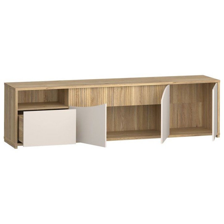 Meuble TV - PoeM - Sable - 203,9 x 42 x 55,8 cm