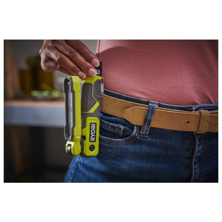 RYOBI Lampe de travail magnétique 4V USB Lithium 650 lumens - batterie 2Ah + chargeur - RLI4-120G