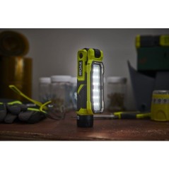 RYOBI Lampe de travail magnétique 4V USB Lithium 650 lumens - batteri