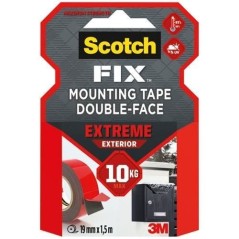3M Ruban adhésif double face performance extreme - 1,5mx19mm