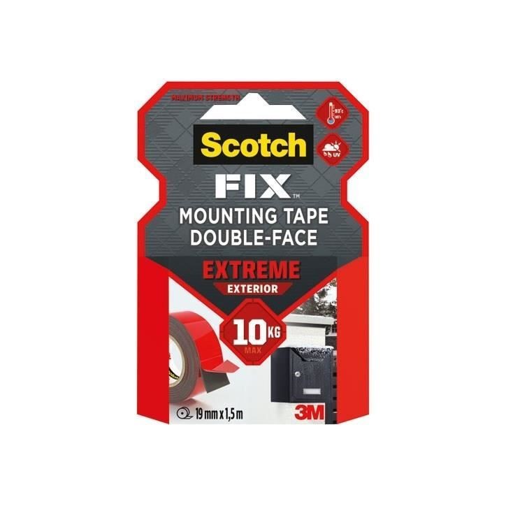 3M Ruban adhésif double face performance extreme - 1,5mx19mm