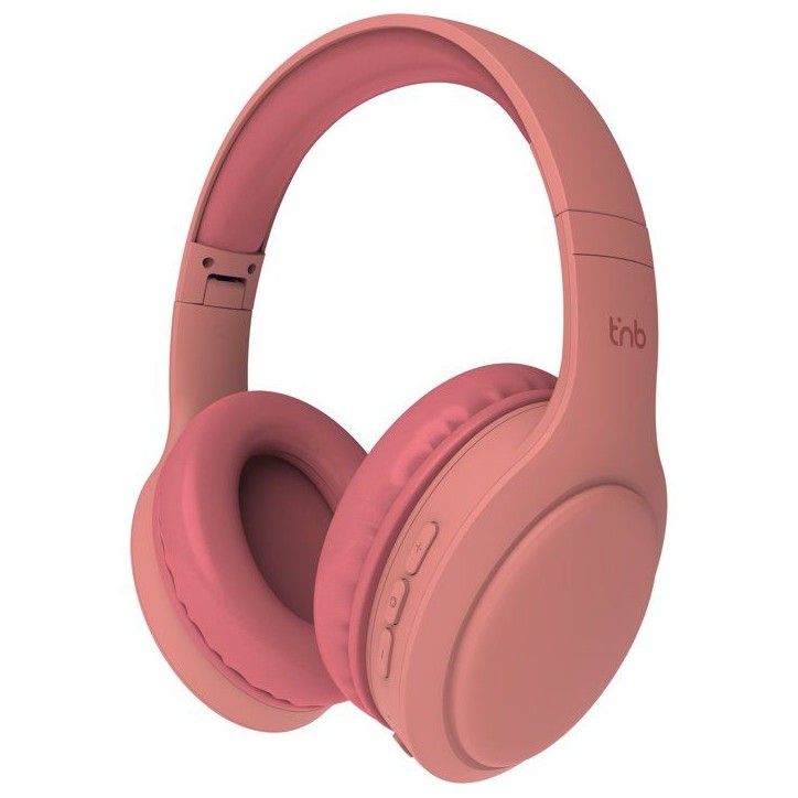 Casque Bluetooth - T'nB - TONALITY circum-aural - Terracotta & rose framboise