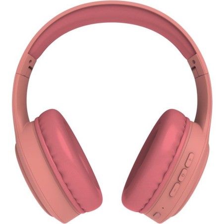 Casque Bluetooth - T'nB - TONALITY circum-aural - Terracotta & rose framboise