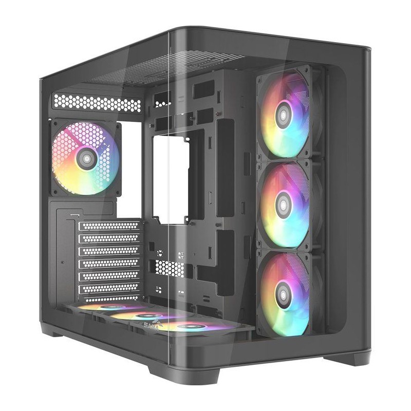 Boîtier PC - SAMA - V60 - Noir - Cube - Format ATX