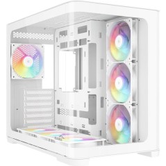 Boîtier PC - SAMA - V60 - Blanc - Cube - Format ATX
