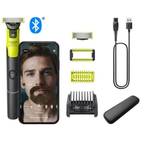 Manche OneBlade Visage et Corps 360 - PHILIPS - QP4530/30 - connecté - 60 min autonomie - étui voyage