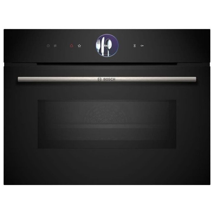 Four combiné micro-ondes encastrable BOSCH SER8 - CMG7761B1 - Noir - 45 L - 20 modes de cuisson Four combiné micro-ondes encastrable BOSCH SER8 - CMG7761B1 - Noir - 45 L - 20 modes de cuisson