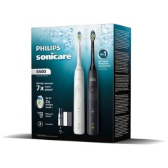 Brosse a dents électrique sonique double manche - PHILIPS - HX7119/01