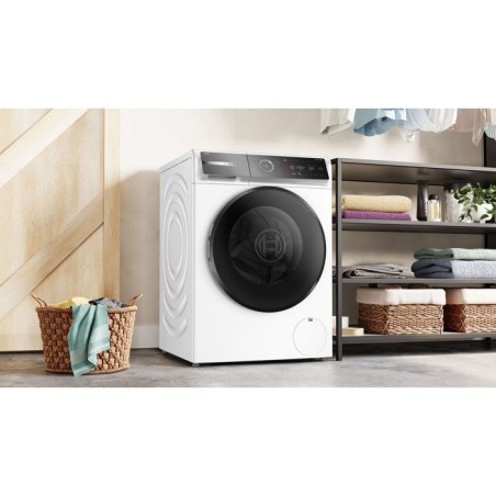 Lave-linge hublot BOSCH WGB254A2FR SER8 - 10 kg - Induction - iDos - L60 cm - 1400 trs/min - Classe A-40% - Blanc