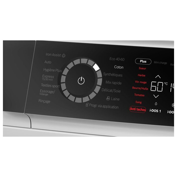 Lave-linge hublot BOSCH WGB254A2FR SER8 - 10 kg - Induction - iDos - L60 cm - 1400 trs/min - Classe A-40% - Blanc Lave-linge hublot BOSCH WGB254A2FR SER8 - 10 kg - Induction - iDos - L60 cm - 1400 trs/min - Classe A-40% - Blanc