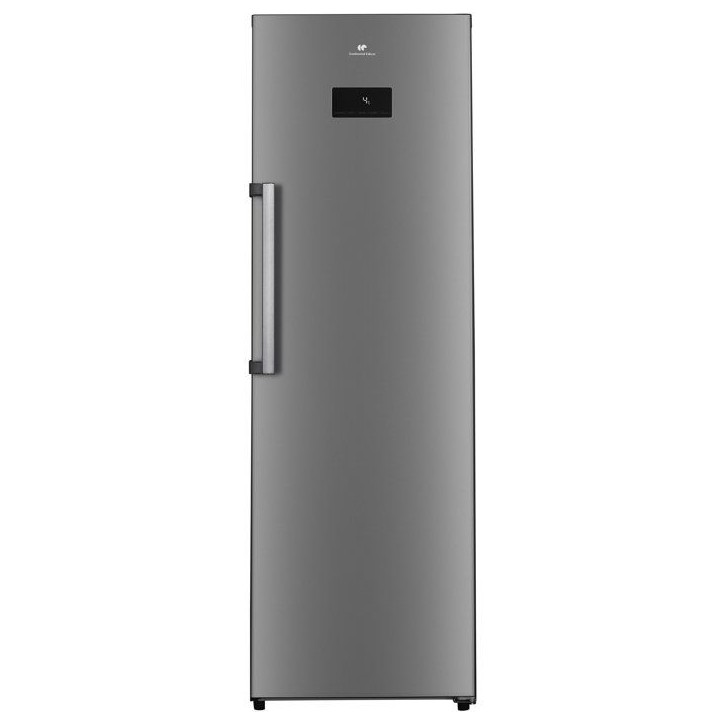 Réfrigérateur - CONTINENTAL EDISON - 1 porte - 361 L - Total No Frost (Sans givre) - Classe D - L 60 x P 66 x H 185 cm - Silve