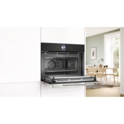 Four combiné micro-ondes encastrable BOSCH SER8 - CMG7761B1 - Noir -