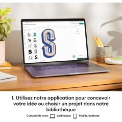 Machine de découpe intelligente - CRICUT - Pack Maker 4 + kit essenti