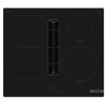 Bosch Table de cuisson aspirante induction 60cm 4 foyers 7400w noir -