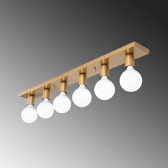 Suspension lustre D BY M.RED Gold - Métal doré - Elégance - Design