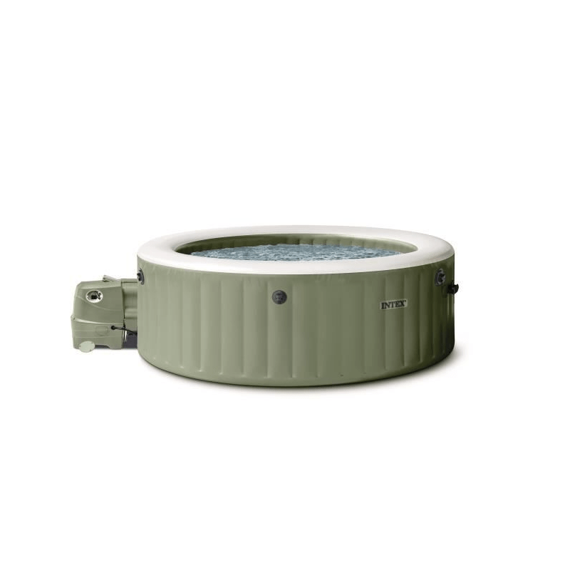 Spa gonflable INTEX - Olive - 196 x 196 x 71 cm - 4 places - Rond - 28