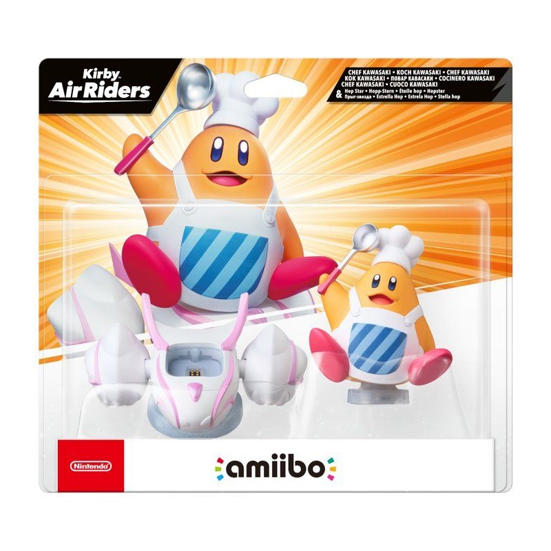 Figurine Amiibo - Chef Kawasaki & Étoile Hop • Collection Kirby