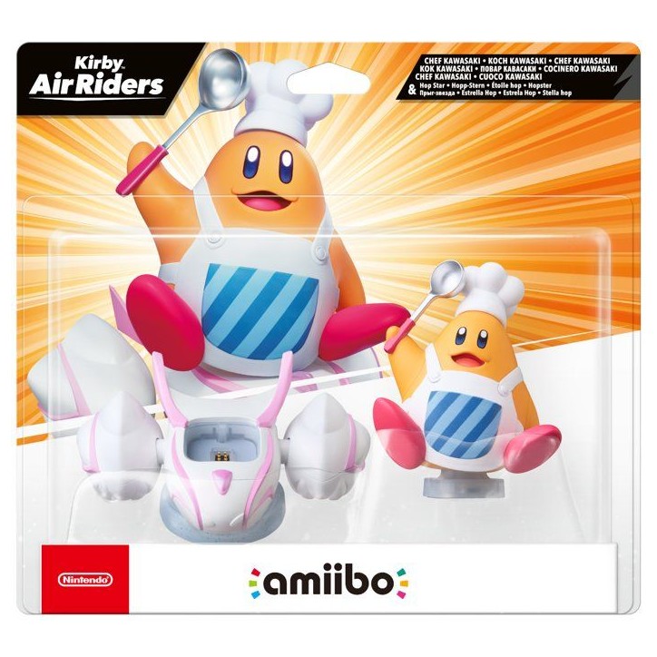 Figurine Amiibo - Chef Kawasaki & Étoile Hop • Collection Kirby