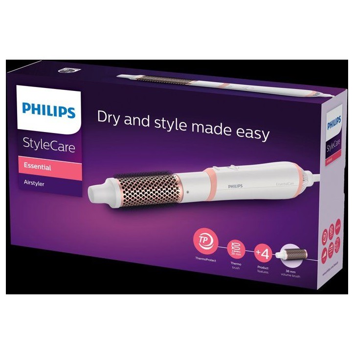 Brosse soufflante - PHILIPS - HP8660/40 - Essential - 650 W - ThermoProtect