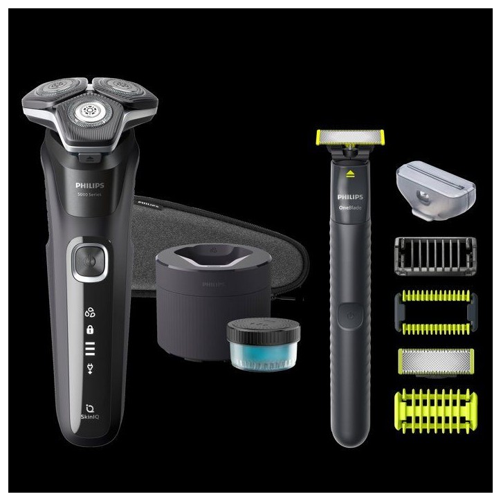 Rasoir électrique - PHILIPS - S5898/79 - Wet & Dry - SteelPrecision - 60 min autonomie Rasoir électrique - PHILIPS - S5898/79 - Wet & Dry - SteelPrecision - 60 min autonomie