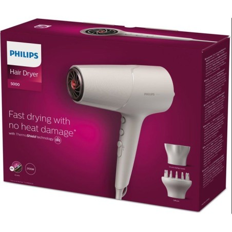 Seche-cheveux - PHILIPS - BHD501/20 - ThermoShield - diffuseur - 2100