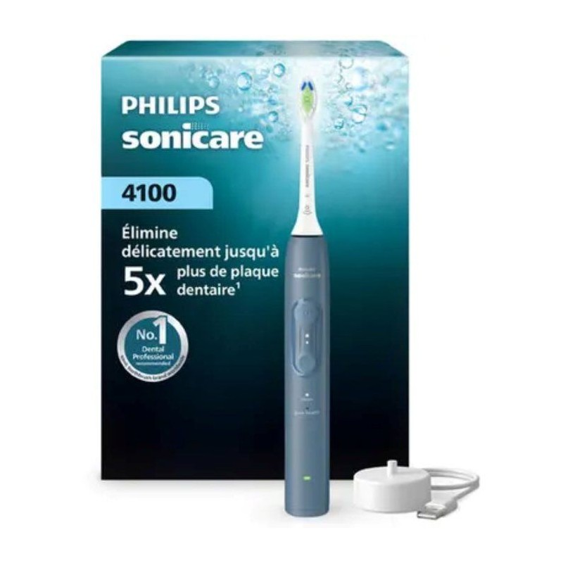 Brosse a dents électrique sonique - PHILIPS - HX4041/48 - Série 4100