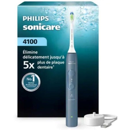 Brosse a dents électrique sonique - PHILIPS - HX4041/48 - Série 4100