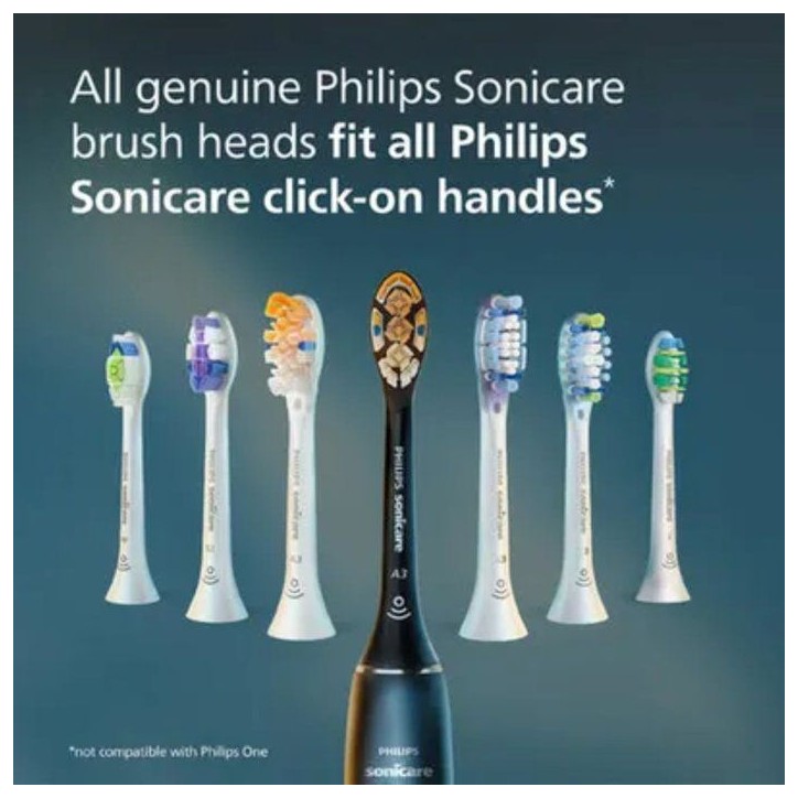 Tetes de brosse a dents - PHILIPS - HX9006/87 - InterCare - lot de 6 - blanches