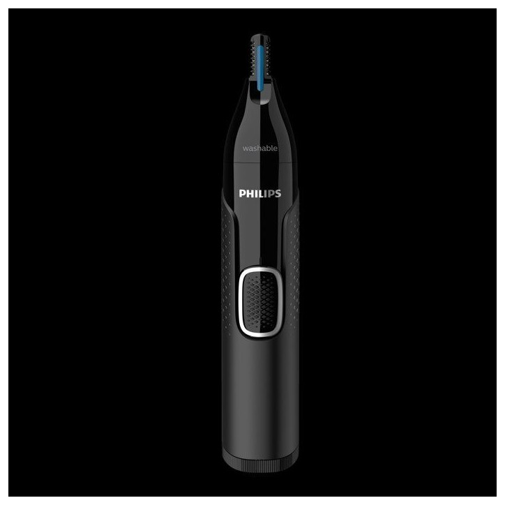 Tondeuse nez et oreilles - PHILIPS - NT5650/16 - étanche - sabots sourcils - pile incluse Tondeuse nez et oreilles - PHILIPS - NT5650/16 - étanche - sabots sourcils - pile incluse