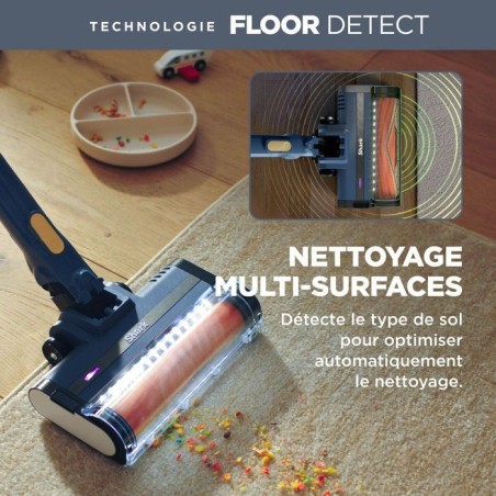 Aspirateur balai sans fil - SHARK IY143HEU - FloorDetect - Jusqu'a 40 min d'autonomie - Anti-emmelement - Filtre HEPA