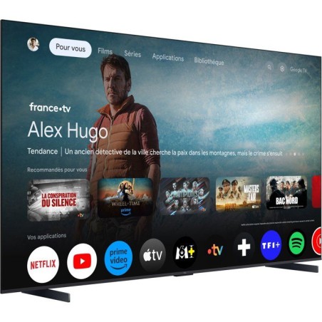 TCL 98T8B - TV QLED 98 (248 cm) - 4K UHD 3840x2160 - Audio Onkyo - Dolby Vision - Google TV - 4x HDMI 2.1 - WiFi