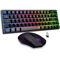 Pack Gamer 2-en-1 sans fil - THE G-LAB - COMBO HYDRO - Clavier membran