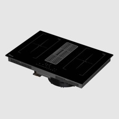Plaque induction avec hotte intégrée - TRIOMPH - TRCPIDA8000B - 4 fo