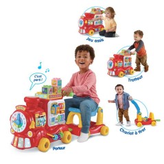 VTECH BABY - TCHOU TCHOU LOCO, MON PORTEUR ÉVOLUTIF - Multicolore