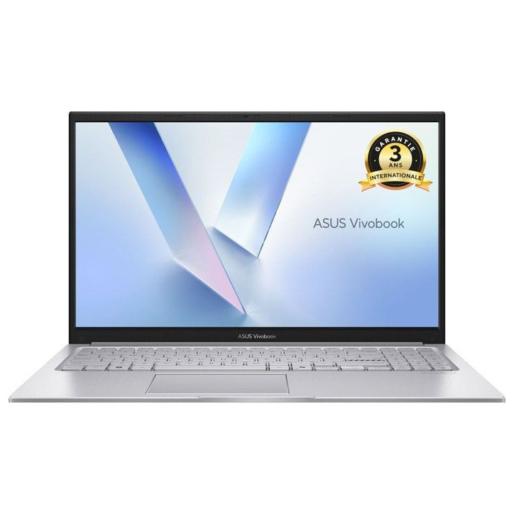 PC Portable ASUS VivoBook 15 X1504 : Sans Windows - 15,6 FHD - Intel Core 3 304 - RAM 8Go - 256Go SSD PC Portable ASUS VivoBook 15 X1504 : Sans Windows - 15,6 FHD - Intel Core 3 304 - RAM 8Go - 256Go SSD