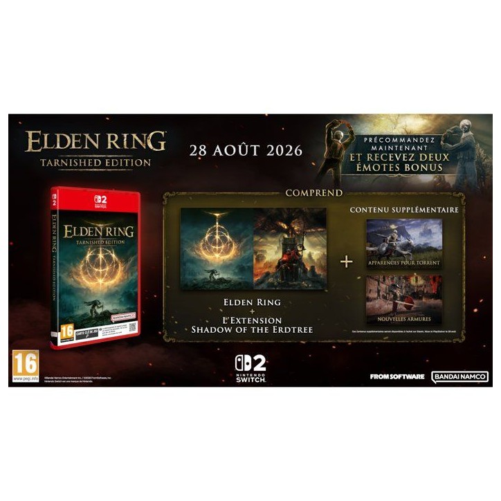 Elden Ring: Tarnished Edition • Jeu Nintendo Switch 2 Elden Ring: Tarnished Edition • Jeu Nintendo Switch 2