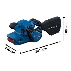 Ponceuse à bande filaire BOSCH PROFESSIONAL - GBS 750 - 230V - 850W -