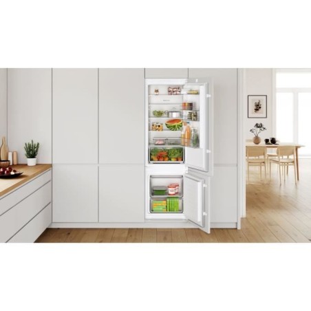Réfrigérateur combiné intégrable BOSCH SER2 -KIV87NSE0 - 2 portes - 270 L - Classe E