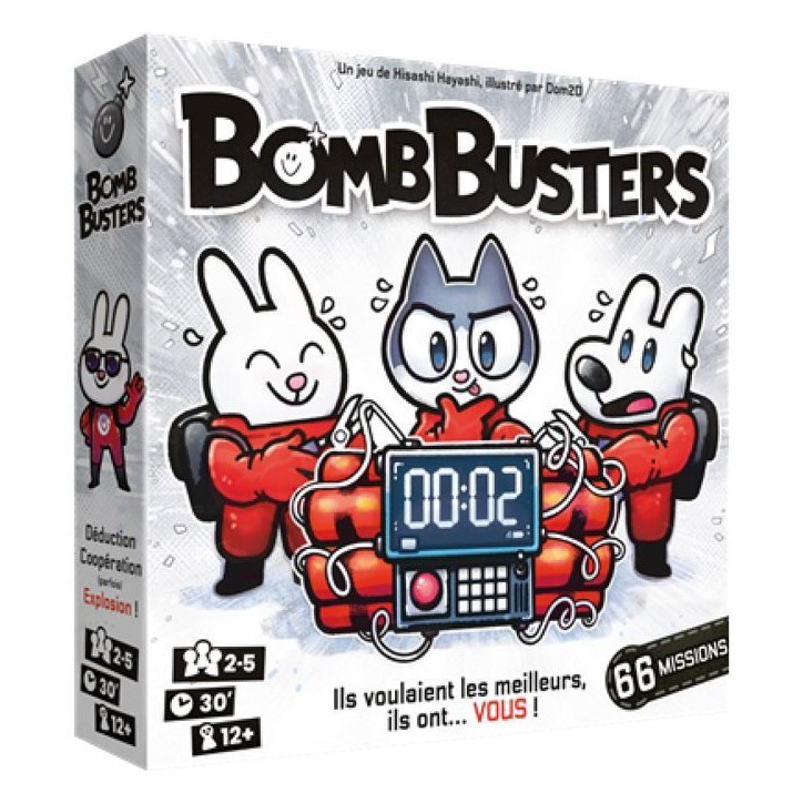 COCKTAIL GAMES – Bomb busters – jeu coopératif déduction – dès 12 ans – 2 à 5 joueurs – 30 minutes – en françai COCKTAIL GAMES – Bomb busters – jeu coopératif déduction – dès 12 ans – 2 à 5 joueurs – 30 minutes – en françai