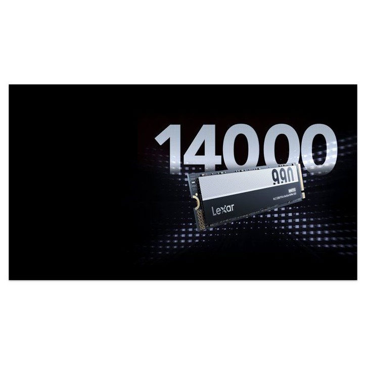 LEXAR - NM990 - Disque dur SSD - 1 To - M.2 2280 PCIe Gen 5x4