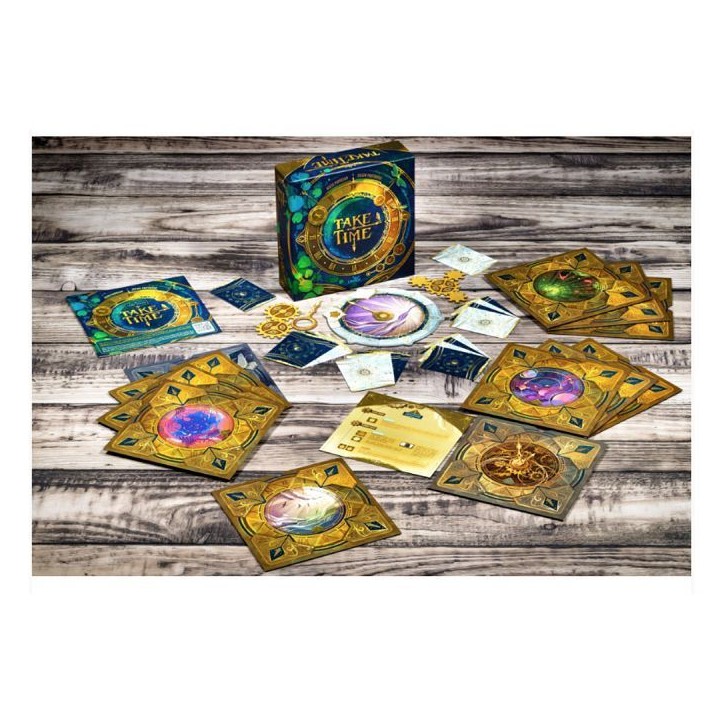 LIBELLUD - Take Time Jeu de société coopératif pour 1 à 4 joueurs - Dès 10 ans - 30 min - jeu d'énigmes avec des horloges LIBELLUD - Take Time Jeu de société coopératif pour 1 à 4 joueurs - Dès 10 ans - 30 min - jeu d'énigmes avec des horloges