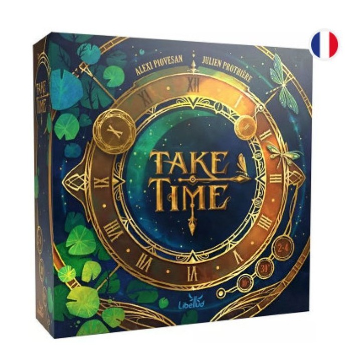 LIBELLUD - Take Time Jeu de société coopératif pour 1 à 4 joueurs - Dès 10 ans - 30 min - jeu d'énigmes avec des horloges LIBELLUD - Take Time Jeu de société coopératif pour 1 à 4 joueurs - Dès 10 ans - 30 min - jeu d'énigmes avec des horloges